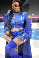 PEOPLE - Winnie Harlow beim Spiel der Washington Wizards gegen die Phoenix Suns in Washington