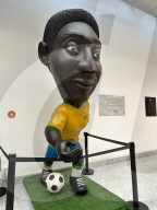 NEWS - Museu Pele (Pele-Museum) in Sao Paulo, Brasilien, ein Tag nach seinem Tod