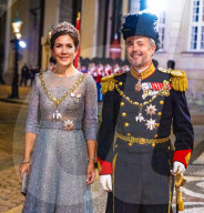 ROYALS - Die dänische Königsfamilie beim Neujahrsempfang auf Schloss Amalienborg