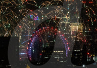 New Year celebrations 2023 London, UK.