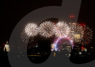 New Year celebrations 2023 London, UK.