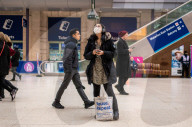 Public urged to wear face masks due to surge in Covid and Flu. 