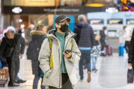 Public urged to wear face masks due to surge in Covid and Flu. 