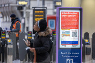 New Year Rail Strikes, London, UK. 
