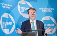 Richard Tice, Reform UK Press Conference at The Conrad Hotel, London