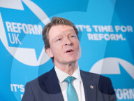 Richard Tice, Reform UK Press Conference at The Conrad Hotel, London