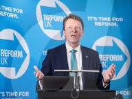 Richard Tice, Reform UK Press Conference at The Conrad Hotel, London