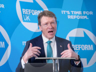 Richard Tice, Reform UK Press Conference at The Conrad Hotel, London
