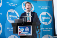 Richard Tice, Reform UK Press Conference at The Conrad Hotel, London