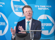 Richard Tice, Reform UK Press Conference at The Conrad Hotel, London