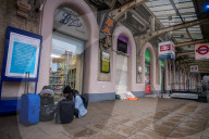New Year Rail Strikes in London, UK.
