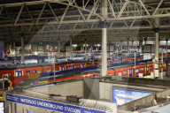 New Year rail strikes London, UK. 
