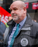 ASLEF Rail Strike, London, UK.