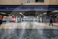 ASLEF Rail Strike, London, UK.
