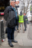 ASLEF Rail Strike, London, UK.