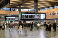 Euston station during a rail strike day, London, Great Britain 
6th January 2023