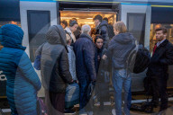 New Year Rail Strikes London, UK.
