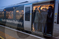 New Year Rail Strikes London, UK.
