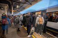 New Year Rail Strikes London, UK.