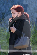 Priscilla Presley, 77, is seen on a rare public outing as she pampers herself at a beauty salon then enjoys a day of shopping in Beverly Hills.