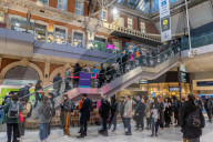 Queues form for a free Tamagotchi Waterloo Station.