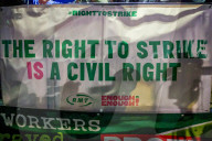 Right To Strike Rally in London, United Kingdom. 