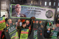 Right To Strike Rally in London, United Kingdom. 