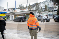 NEWS - WEF: Checkpoints am Eingang von Davos 