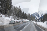 NEWS - WEF: Checkpoints am Eingang von Davos 