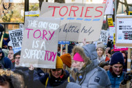 NHS Strike March from UCLH to Downing Street, London, UK