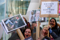NHS Strike March from UCLH to Downing Street, London, UK