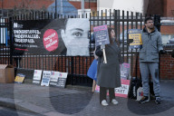 Nurses strike in London, UK. 