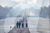 Freezing weather continues in Windsor, UK. 