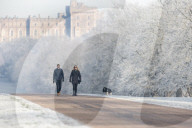 Freezing weather continues in Windsor, UK. 