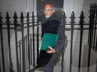 Nadhim Zahawi leaves his London home.