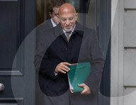 Nadhim Zahawi leaves Conservative Party headquarters in central London.