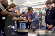 Prime Minister Rishi Sunak Milton Keynes Visit
