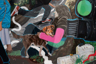 Artist Flo Brooks unveils Inner Bark Out, a new large-scale public artwork in Clapham, London, UK.
