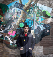 Artist Flo Brooks unveils Inner Bark Out, a new large-scale public artwork in Clapham, London, UK.