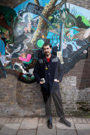 Artist Flo Brooks unveils Inner Bark Out, a new large-scale public artwork in Clapham, London, UK.