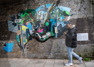 Artist Flo Brooks unveils Inner Bark Out, a new large-scale public artwork in Clapham, London, UK.