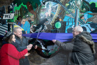 Artist Flo Brooks unveils Inner Bark Out, a new large-scale public artwork in Clapham, London, UK.