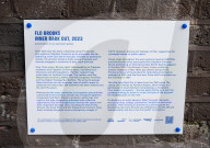 Artist Flo Brooks unveils Inner Bark Out, a new large-scale public artwork in Clapham, London, UK.