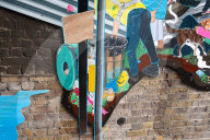 Artist Flo Brooks unveils Inner Bark Out, a new large-scale public artwork in Clapham, London, UK.