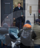 Conservative Party Chairman, Nadhim Zahawi leaving party headquarters in London, UK.