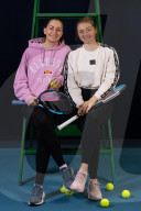 Tennis players and doubles partners Olivia Nicholls and Alicia BarnettTennis players and doubles partners Olivia Nicholls and Alicia Barnett