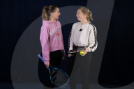 Tennis players and doubles partners Olivia Nicholls and Alicia BarnettTennis players and doubles partners Olivia Nicholls and Alicia Barnett