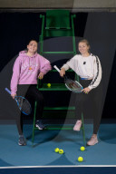 Tennis players and doubles partners Olivia Nicholls and Alicia BarnettTennis players and doubles partners Olivia Nicholls and Alicia Barnett