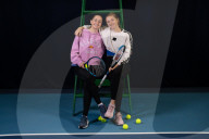 Tennis players and doubles partners Olivia Nicholls and Alicia BarnettTennis players and doubles partners Olivia Nicholls and Alicia Barnett