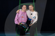 Tennis players and doubles partners Olivia Nicholls and Alicia BarnettTennis players and doubles partners Olivia Nicholls and Alicia Barnett